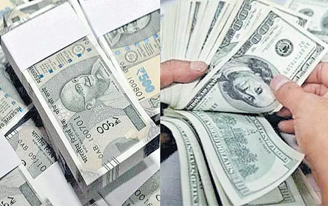 Rupee rises 16 paise to 71.74 against US dollar at interbank foreign exchange - Sakshi