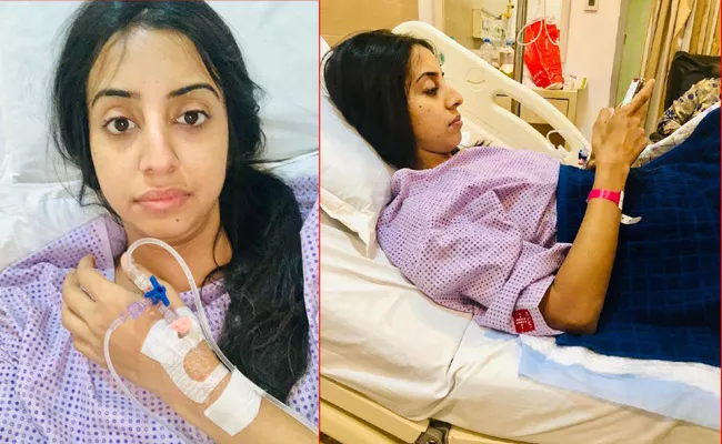 Ovarian surgery for sanjjanaagalrani held in Banglore - Sakshi