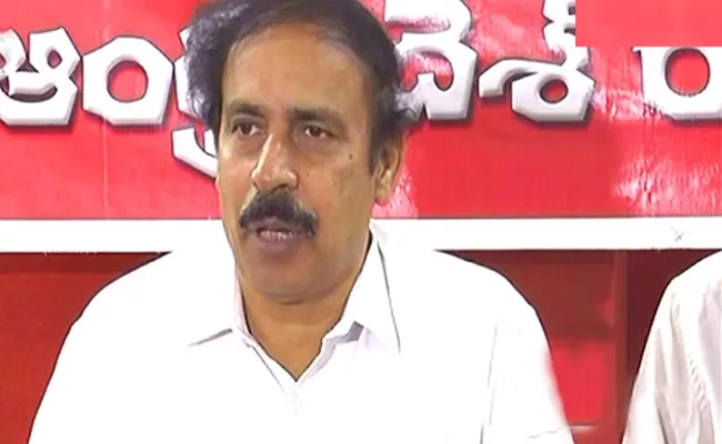 CPI AP President Ramakrishna Slams Chandrababu Naidu In Visakapatnam - Sakshi