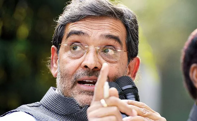 May LJP Also Goodbye To NDA Says Upendra Kushwaha - Sakshi