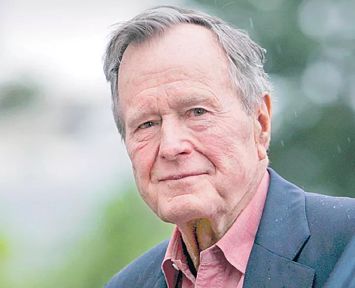 Former us President George Herbert Walker Bush pass away - Sakshi