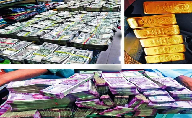  11 crore cash and 7 kg gold from a hotel in Mylapore, Chennai. Five people arrested - Sakshi