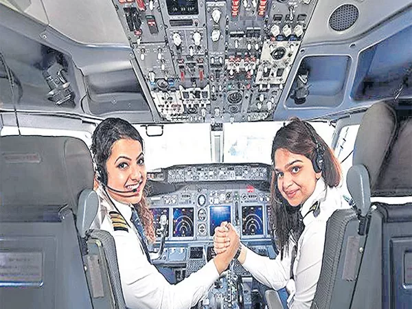 India has been the record for most women pilots - Sakshi