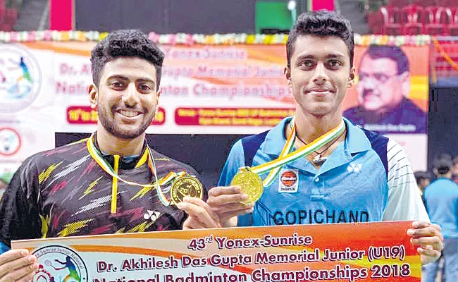 Doubles title for Vishnu-Sai - Sakshi