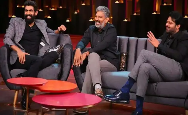 Rajamouli On Prabhs Marriage In Koffee With Karan - Sakshi