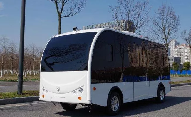 LPU Students Designed And Built Solar Powered Driverless Bus - Sakshi