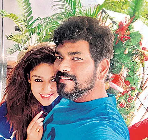 Nayanthara and Vignesh Shivan get ready to celebrate Christmas - Sakshi