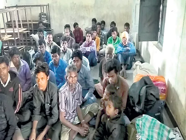 Chhattisgarh Workers freed  - Sakshi