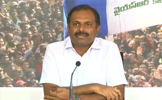 YSRCP MLA Gadikota Srikanth Reddy Critics CM Chandrababu - Sakshi