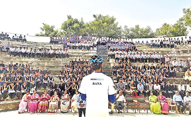 Skating Tour Awareness on Girl Education - Sakshi