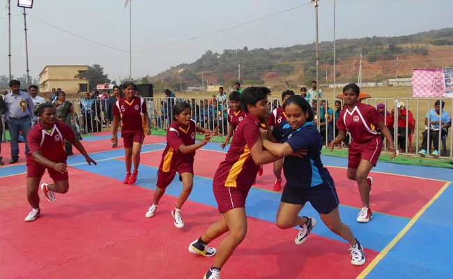 State Level Kabaddi Competitions in BRAU - Sakshi