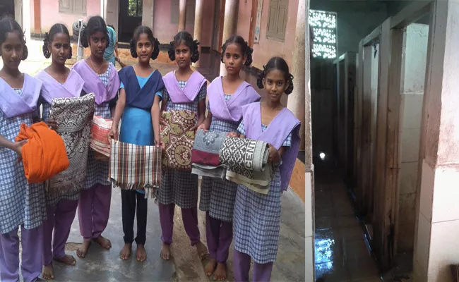 Kasthurba Gandhi School Girls Suffering in Winter Vizianagaram - Sakshi