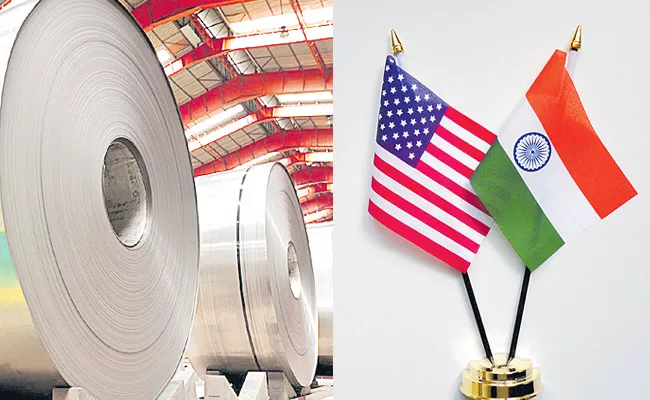 Government in talks with US over steel import tariff - Sakshi