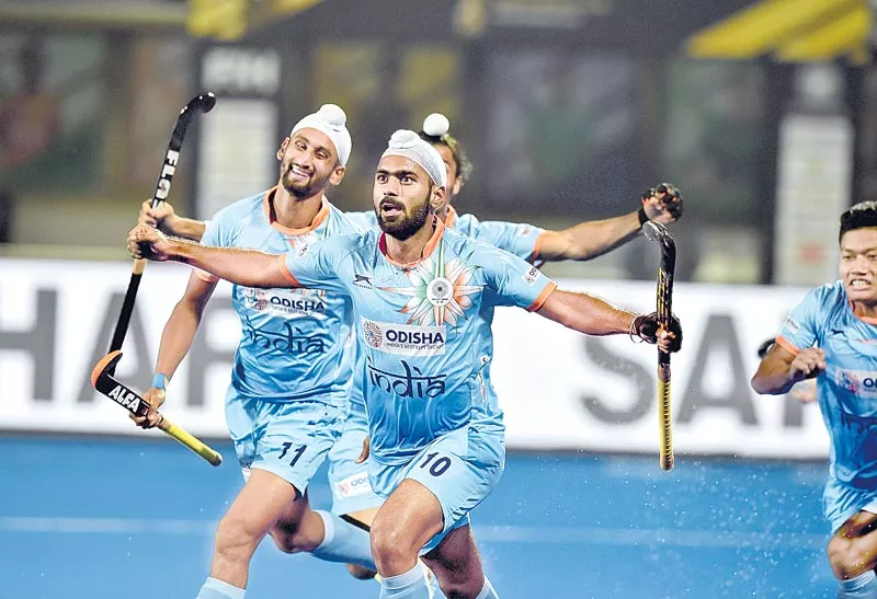 India Hold Belgium To A 2-2 Draw In Pool C Clash - Sakshi