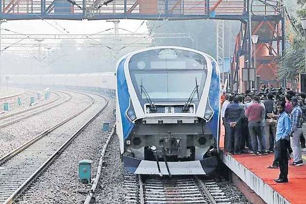 Train 18, breaches 180 kmph during trials - Sakshi