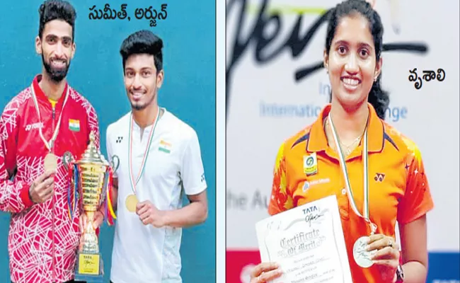 Sumit Pair gor Doubles Title - Sakshi