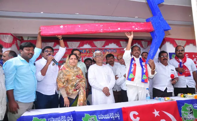 Tripura X-CM Manik Sarkar Fires On CM KCR In Khammam - Sakshi