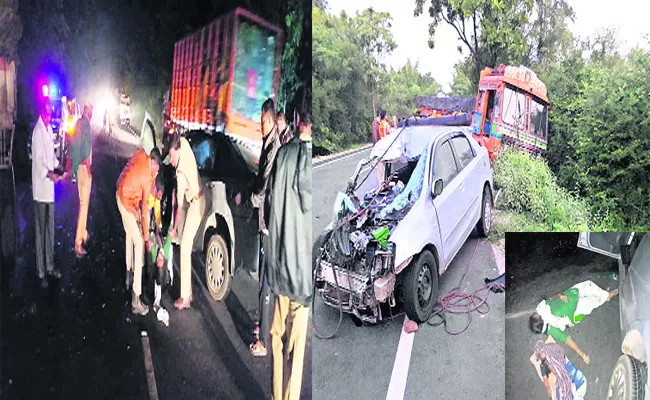 Five Members Died In Road Accident Renigunta - Sakshi