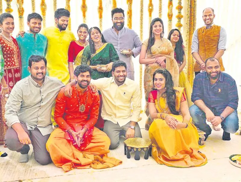 ss karthikeya, pooja prasad wedding in jaipur - Sakshi