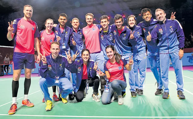  Pune 7 Aces to their first-ever win at PBL 4   - Sakshi