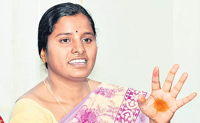 A woman received many surnames as a sarpanch - Sakshi