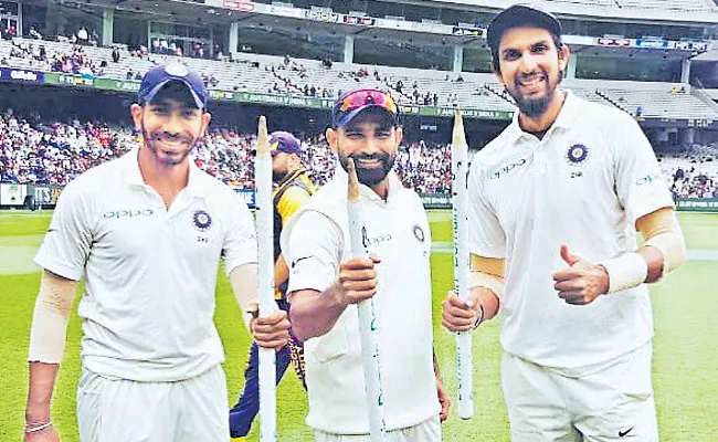 Indias deadly trio Bumrah Shami Ishant - Sakshi