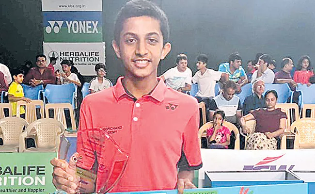  Gopichand son Sai Vishnu is sub-junior national champion - Sakshi