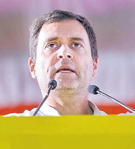 rahul gandhi fires narendra modi on agriculture - Sakshi