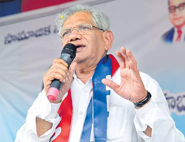 sitaram yechury slams on kcr, narendra modi - Sakshi