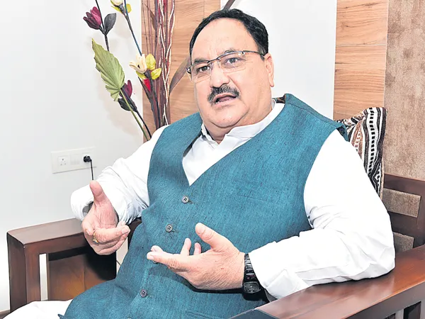 JP Nadda Says BJP Plays Key Role in State Assembly Election - Sakshi