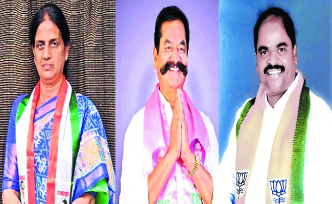 Maheshwaram Trilogy Fighting In The Constituency - Sakshi