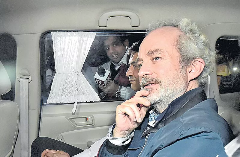 Christian Michel Sent to Five-Day CBI Custody - Sakshi