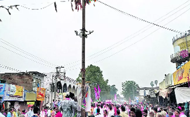 Police Fixed CC Cameras Near Chandur Village - Sakshi