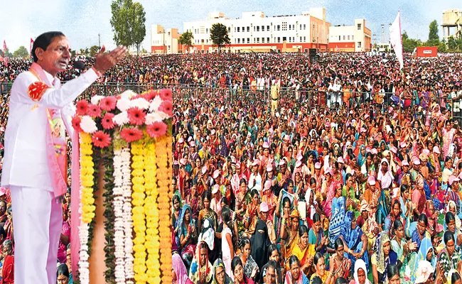 Chief Minister KCR, Speaking In The Gajwel Sabha - Sakshi