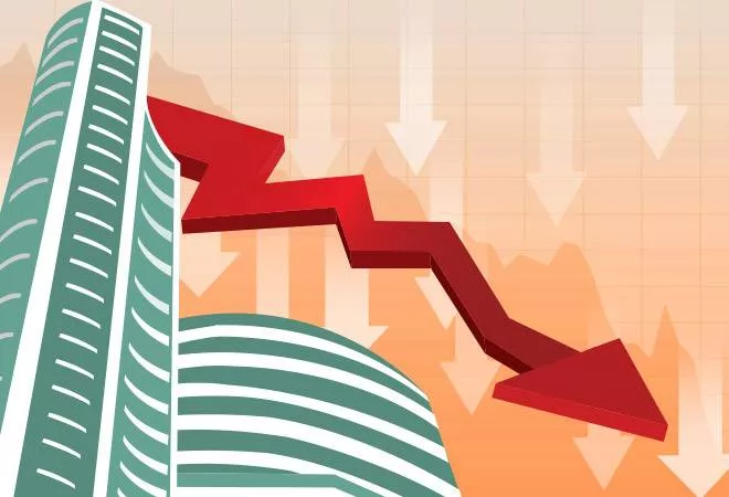 Financials drag market lower, Nifty tests 10,700 - Sakshi