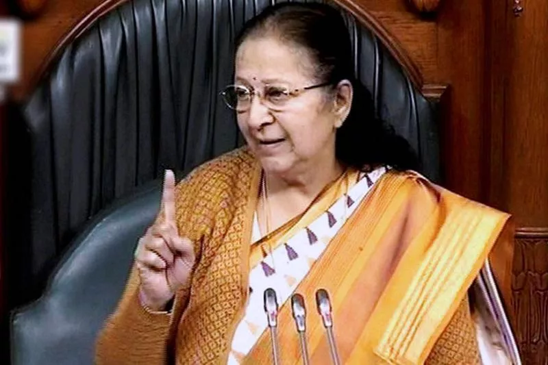 Lok Sabha Speaker Sumitra Mahajan Says What Media Portrays Is Not Always True - Sakshi