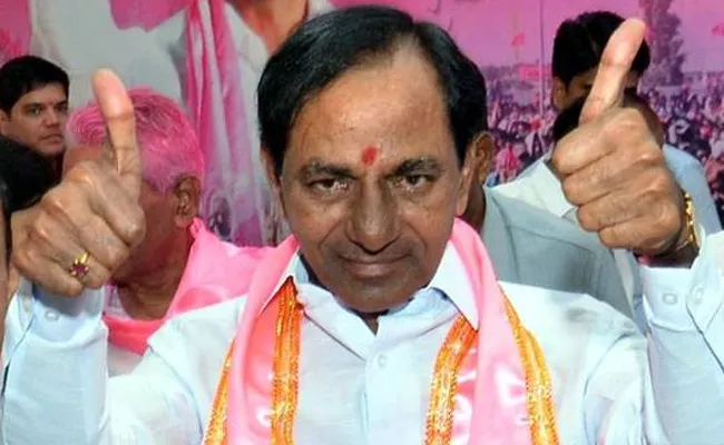 TRS Likely To Retain Power By Big Margin Says Telangana Election Exit Poll - Sakshi