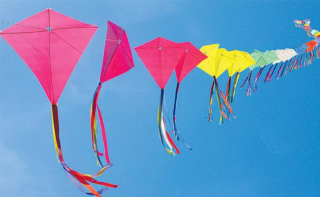 100 Kites Players from 30 countries in hyderabad city - Sakshi