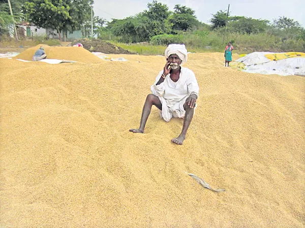 There is no proper Grain purchases - Sakshi