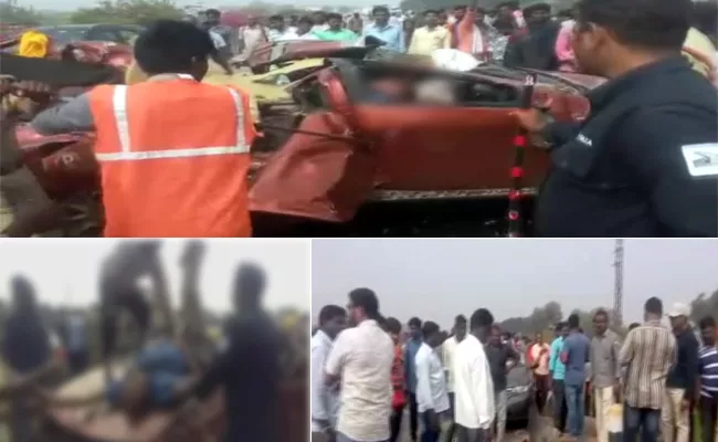 Road Accident At  Near Komarabanda Kodad - Sakshi