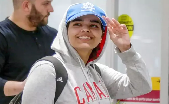 Rahaf Mohammed Qunun Says Being In Canada It Is Good Feeling - Sakshi