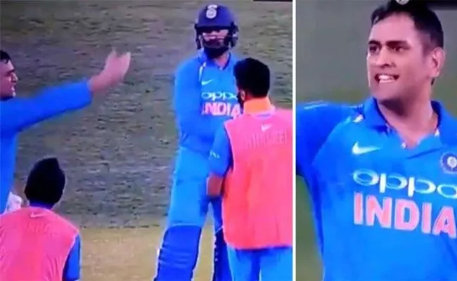 MS Dhoni Loses His Cool And Blasts at Khaleel Ahmed In Adelaide Match - Sakshi