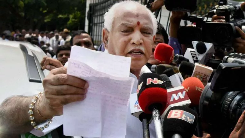 Yeddyurappa Says BJP Not Involved In Any Operation To Topple Cong JDS Govt  - Sakshi