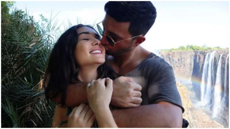 Amy Jackson Gets Engaged And Shares Pic With George Panayiotou - Sakshi