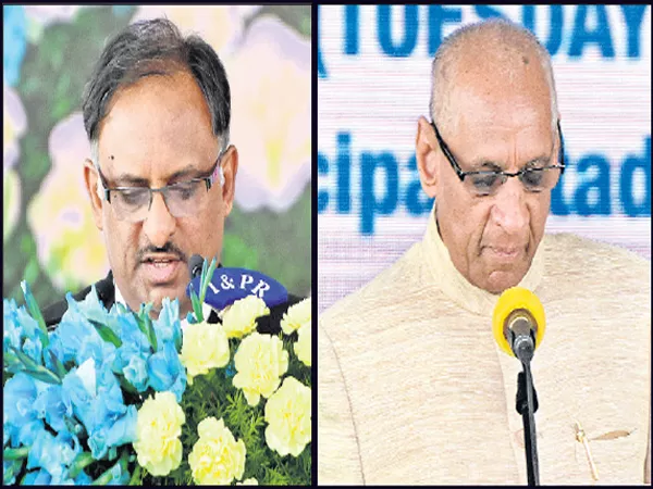 Justice Praveen Kumar sworn as Chief Justice of High Court of AP - Sakshi