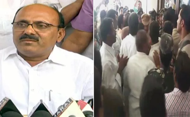 MLA Meda Mallikarjuna Reddy Fires on Minister Adinarayana Reddy - Sakshi