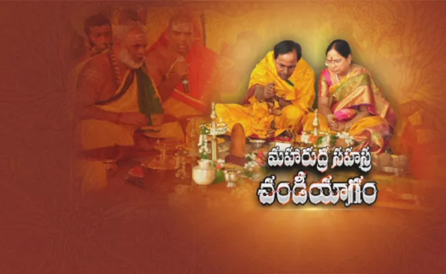 Chandi Yagam in Erravalli on Second Day - Sakshi