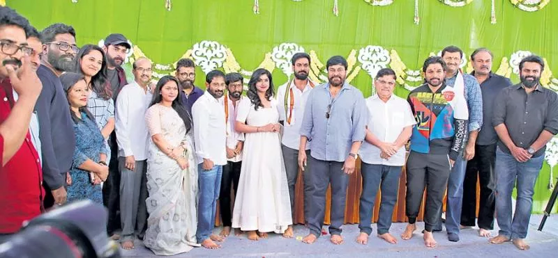 Mega Star For Vaishnav Tej's Debut Launch - Sakshi