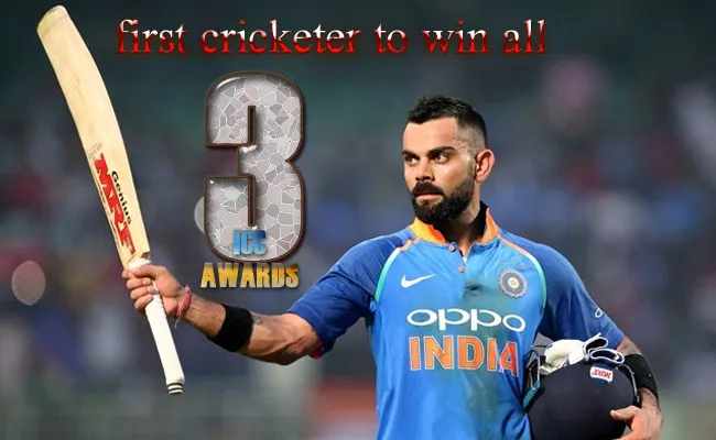 Virat Kohli First Player To Sweeps ICC Awards In Single Year - Sakshi