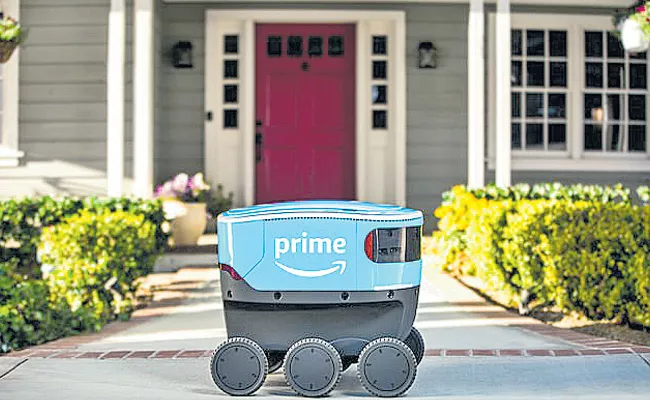 Amazon Prime Deliveries are designed to do robots without people - Sakshi